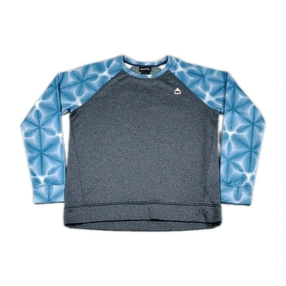 Burton Oak Crewneck Pullover Sweater Women's Size LG Multicolor Long Sleeve
